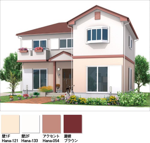 住まいへの愛着のように穏やかで濃密な色彩